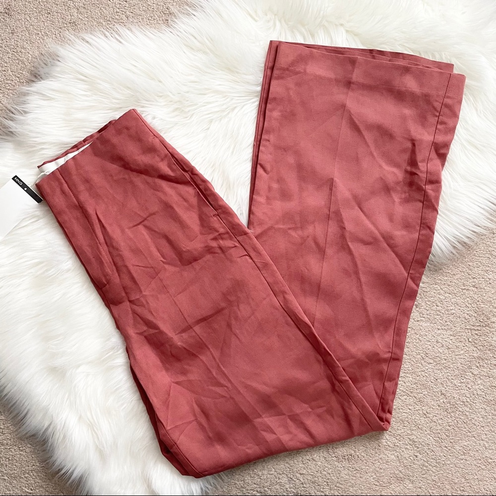 Mango Lynda Cotton Palazzo Trousers - Picture 4 of 8